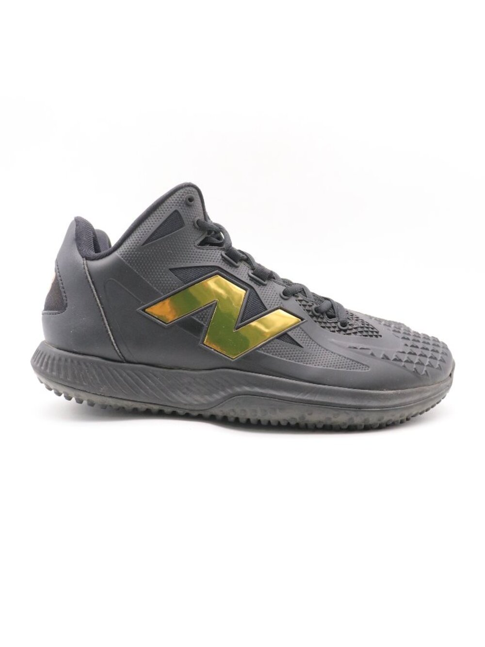 New Balance Shohei Ohtani 1 Turf Men's 12 D Black/Gold Baseball Trainer Shoes